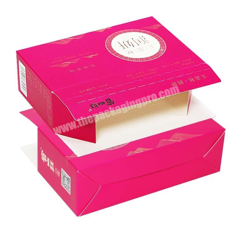 Custom Folding Heathle Care Products Packaging Paper Gift Boxes