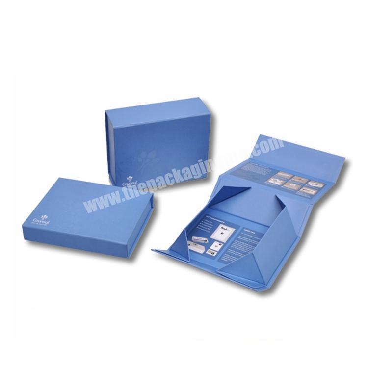 Custom Folding Paper Packaging Box With Magnetic Closure