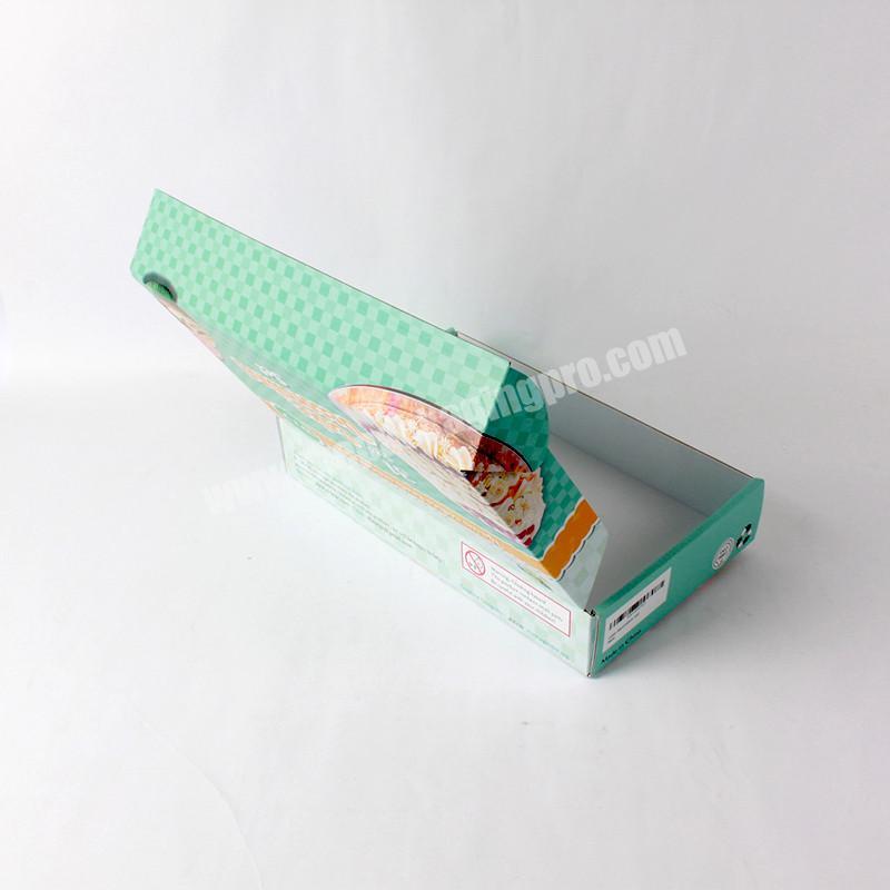 Custom full color printed recycle carton box packaging box corrugated shipping box