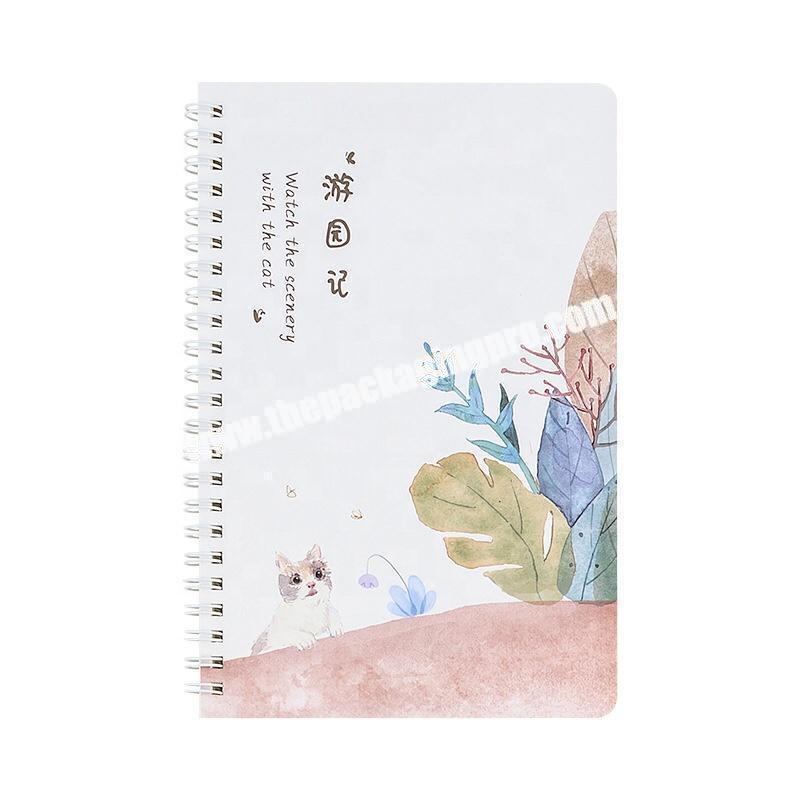 Custom Full Color Printing Cheap Coil Diary Business Office Journal School University Student Exercise Spiral Notebook