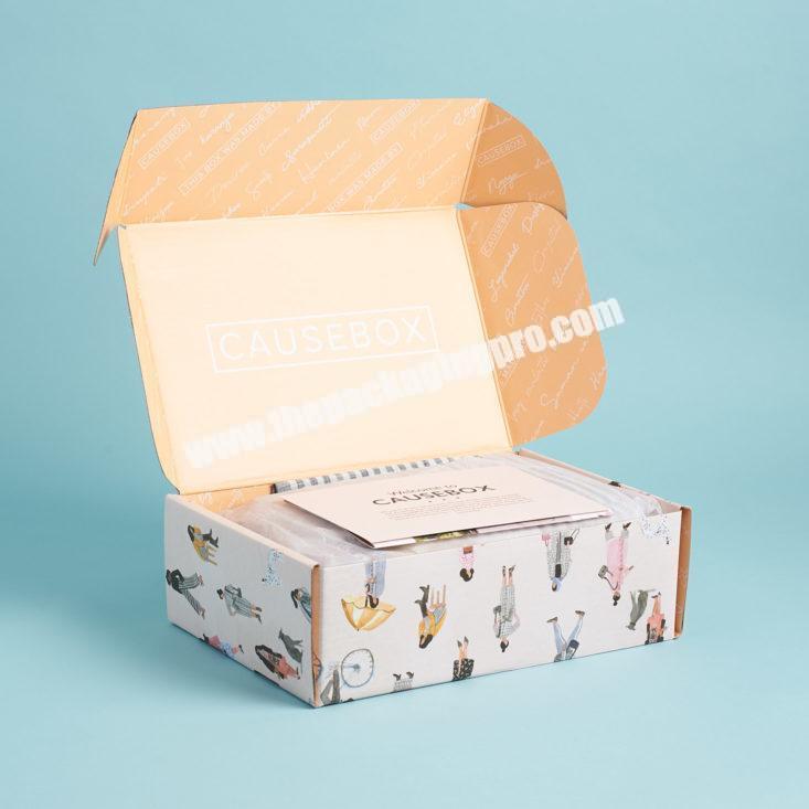 Custom Full Colored Foldable Corrugated Packaging Carton Welcome Boxes for Baby