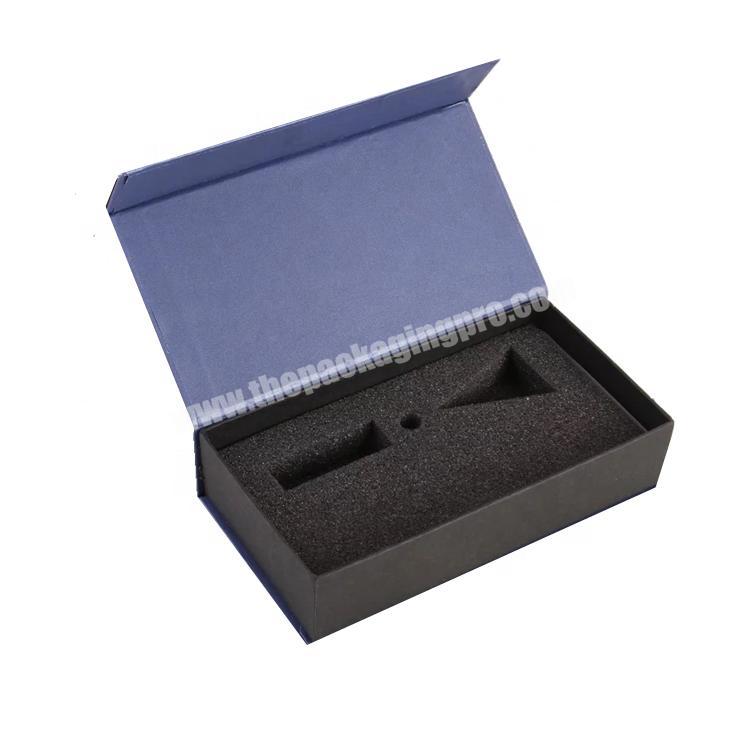 custom gift box with foam insert cosmetic packaging cardboard magnetic gift box
