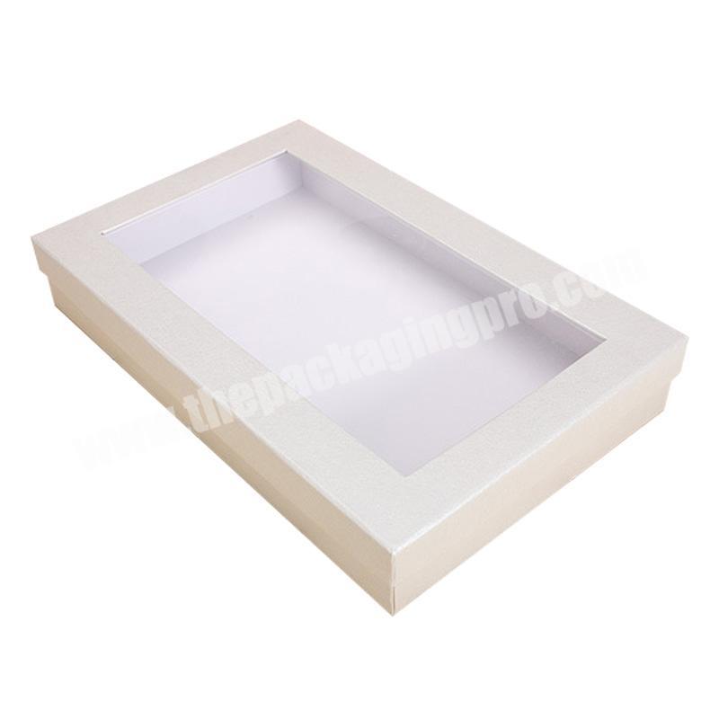 Custom gift packaging Yiwu factory manufacture paper box with window