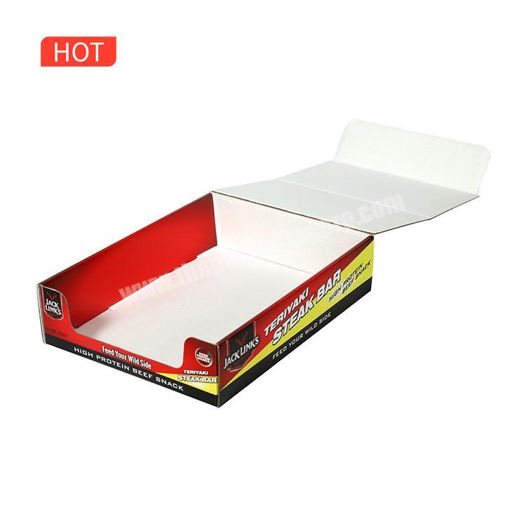 Custom Glossy Lamination cardboard box food packaging box take out container food box