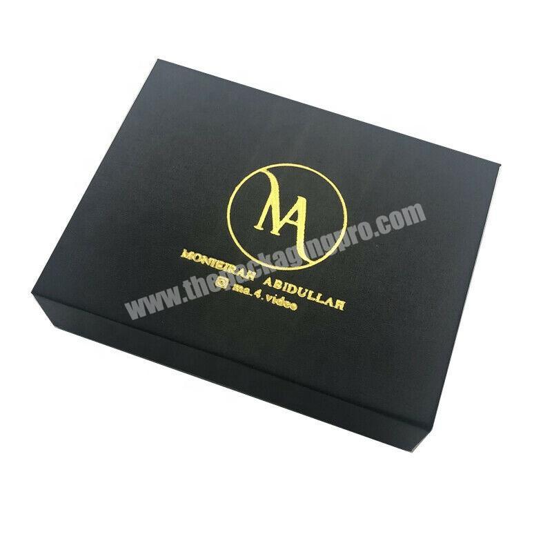 Custom Gold Stamping Rigid Paper Box Packaging Box with Magnetic