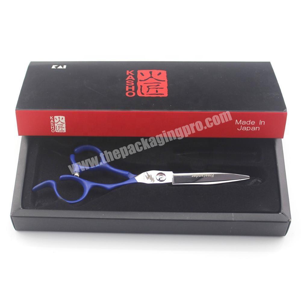 custom hairdressing scissors packing boxes with logos