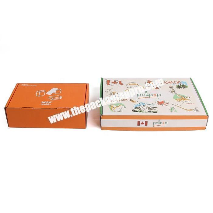 Custom hand made paper mailer boxes colored corrugated shipping box