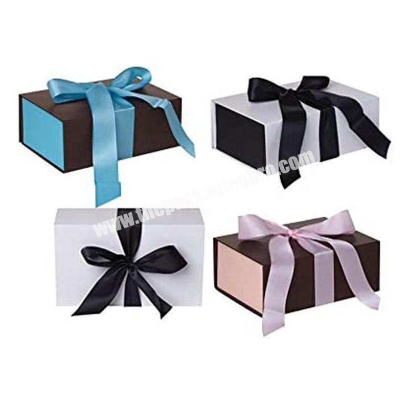 Custom handmade irregular  paper gift packaging box with decoration for high end packing wholesale