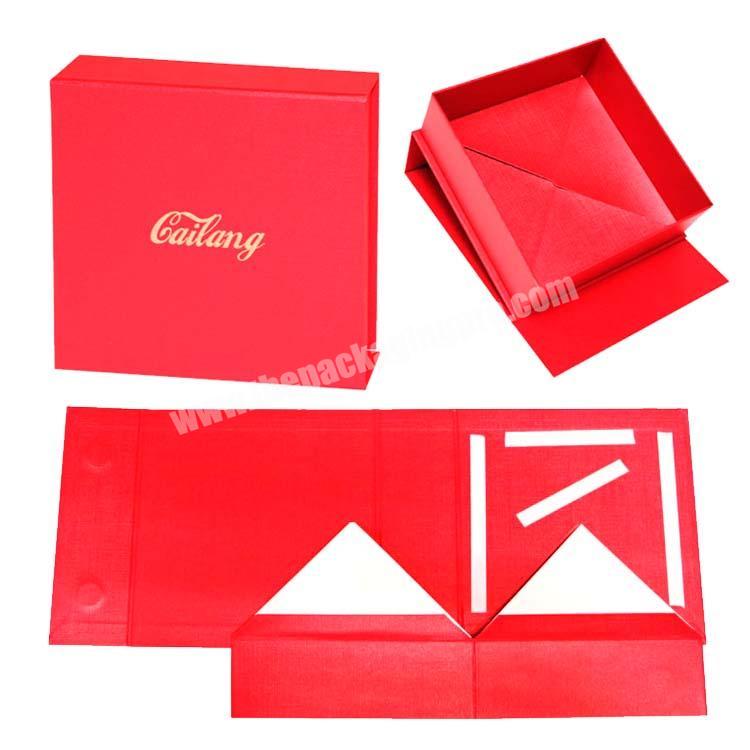 Custom Handmade Logo Cardboard Packaging Magnetic Closure Black Foldable Shoe Clothes Paper Gift Boxes packaging