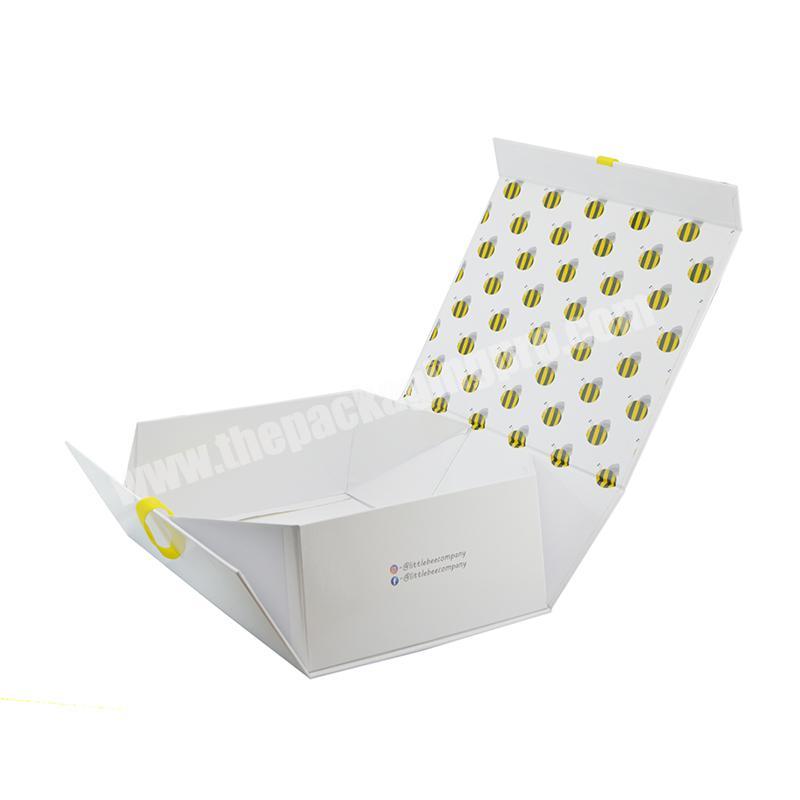 Custom Handmade Rigid Gift Paper Box Packaging with Logo Print