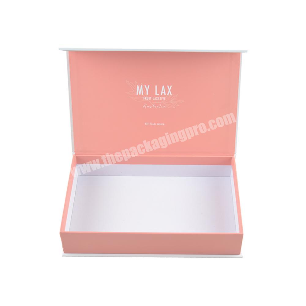 Custom hard cardboard paper packaging box for swimsuits, magnetic closure clamshell gift box for bathing suits