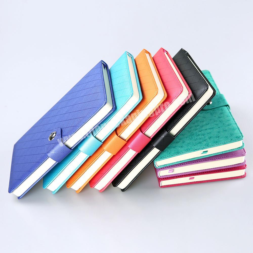 Custom Hardcover A5 Fabric Office Note Book Undated Lined Paper Diary Writing Notebook