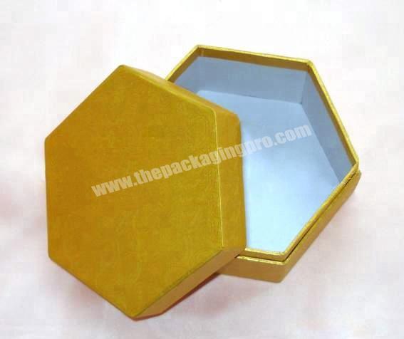 Custom high quality cardboard pentagon shape box