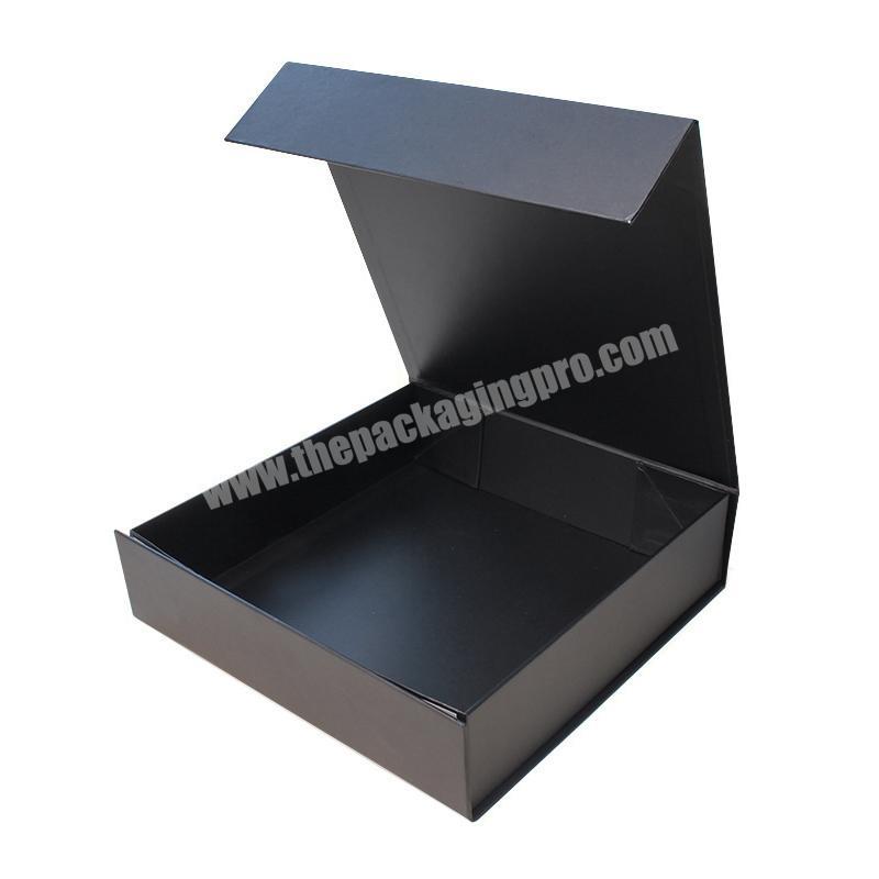 Custom high quality collapsible christmas gift boxes with magnetic flip lid