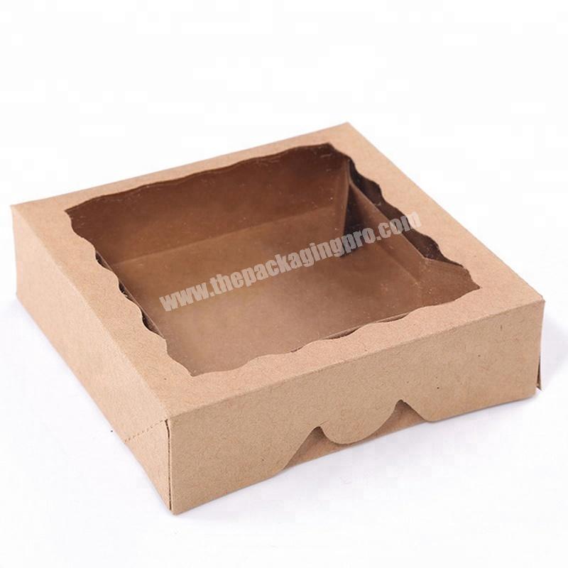 Custom High Quality Kraft Paper With Windows Display Boxes