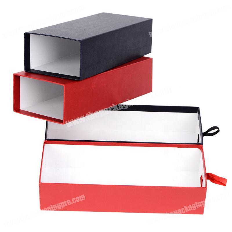 Custom high quality luxury cardboard drawer sunglasses box packaging
