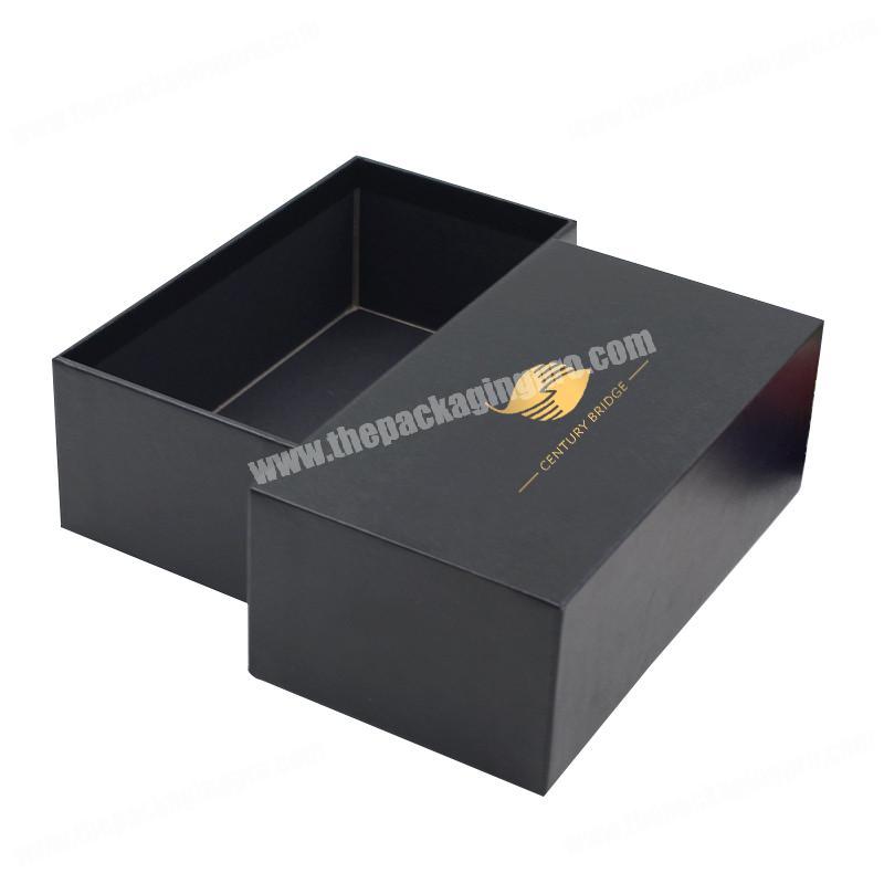 Custom High Quality Matte Finishing Hot Stamping LOGO Drawer Sliding Box in Packaging Box