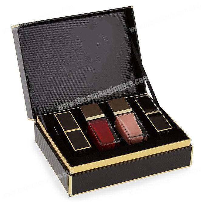 Custom High Quality Packaging Luxury Lipstick Makeup Set Gift Box Printing