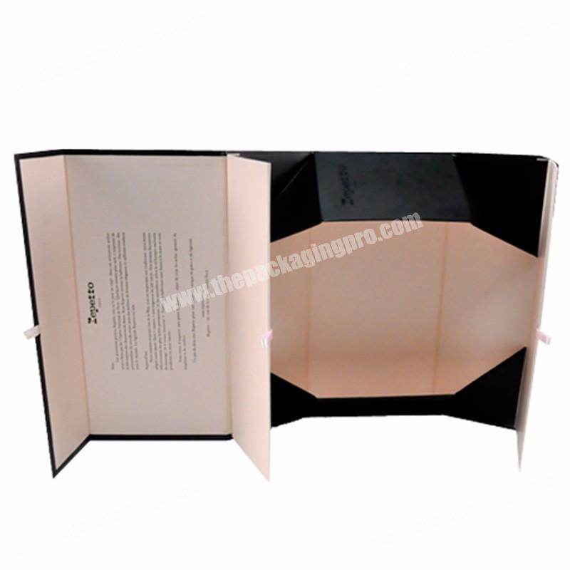 Custom Hot Selling Luxury Cardboard Paper Folding Magnetic Makeup Gift Box