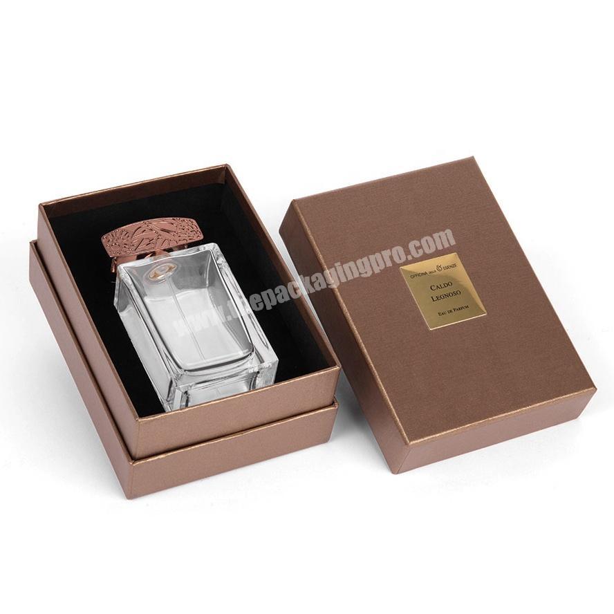 custom hot stamping logo cardboard retail empty perfume gift box for perfume