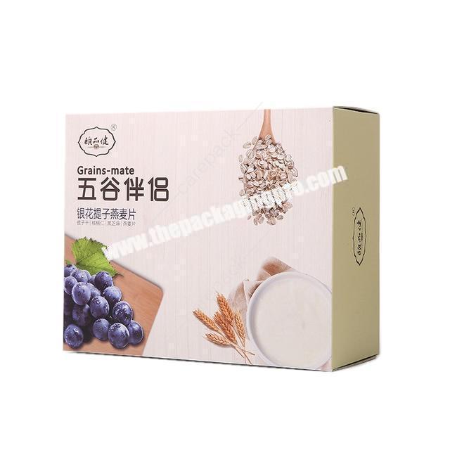 Custom Independent Packing Bag Paper Cereal Packaging Box