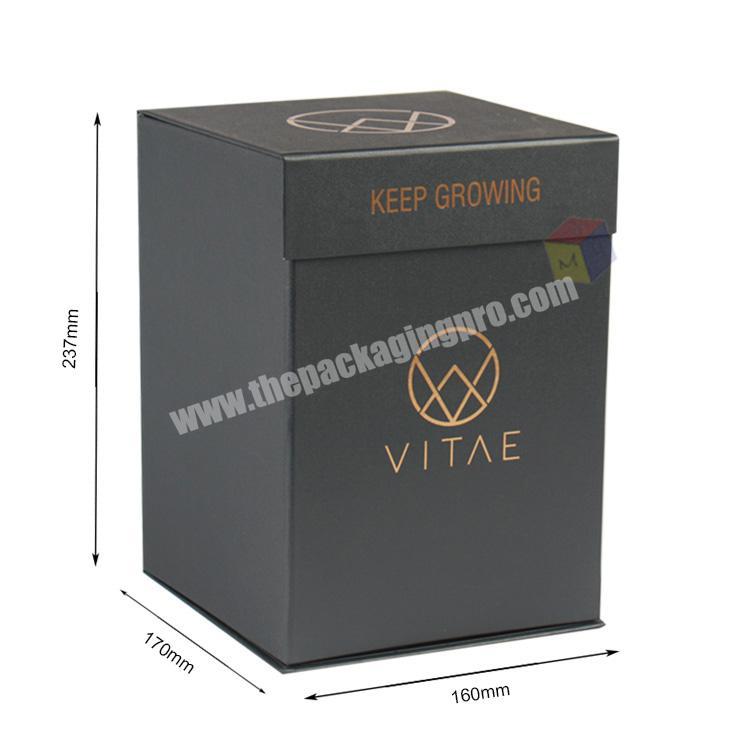 custom invisible magnetic folding gift box packaging