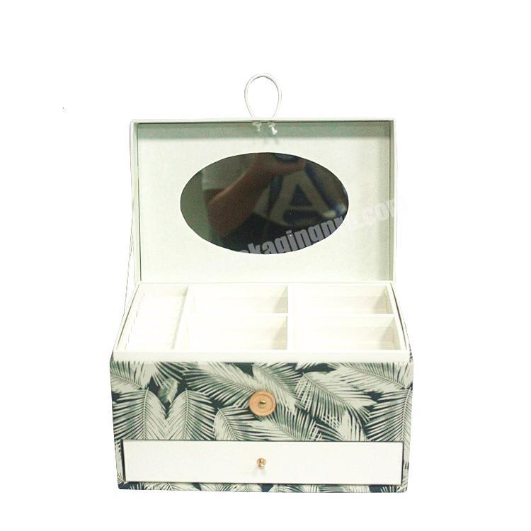 custom jewellery box  ravel Kids Mirrored gift  Box with Drawers