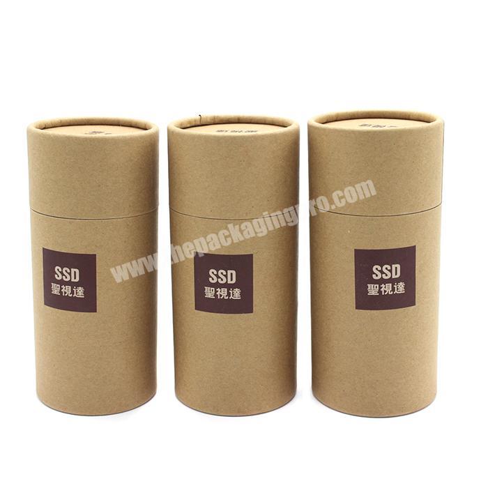 custom kraft cardboard tube round kraft paper tube round cardboard boxes