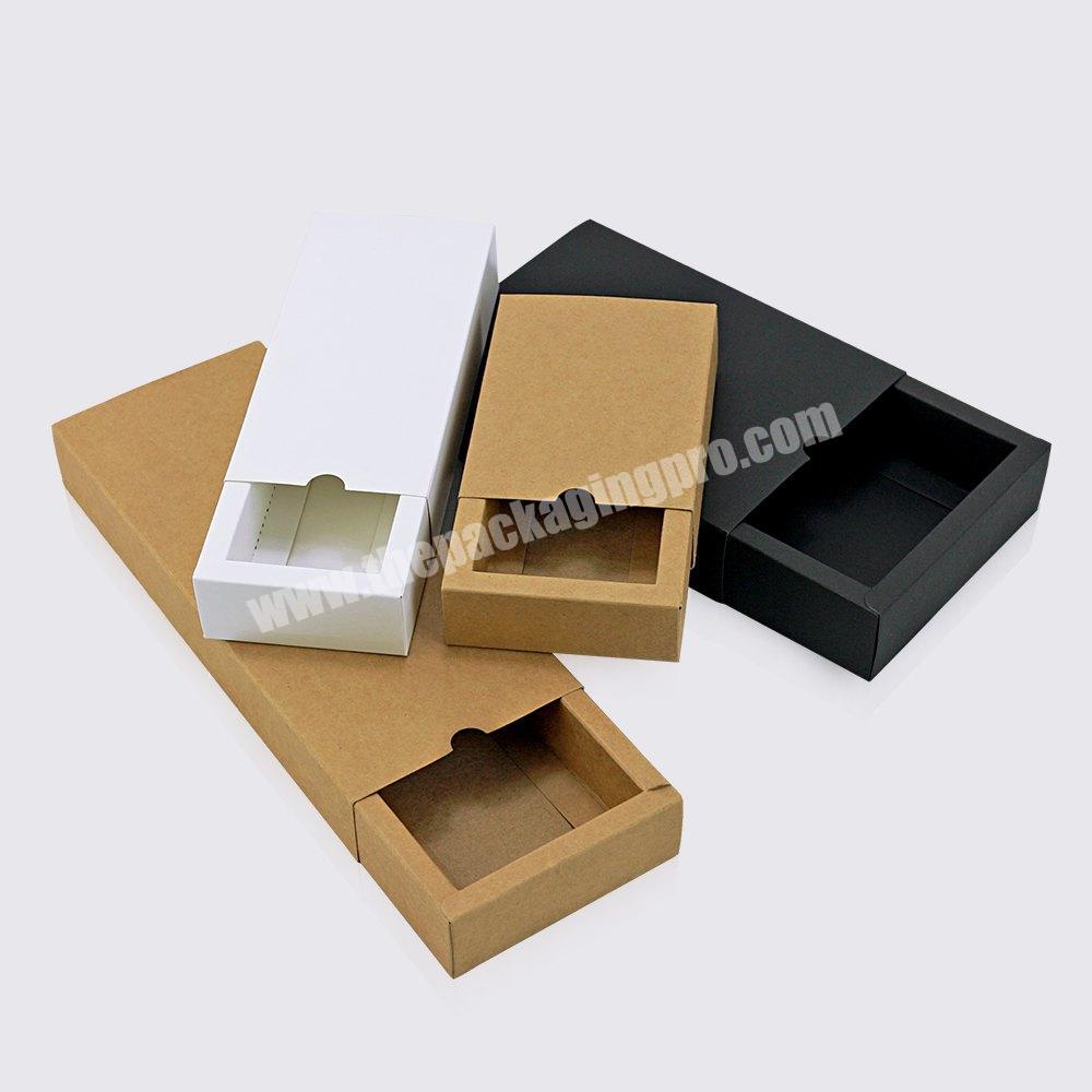 Custom kraft packaging boxes cell phone screen protector packaging box with plastic handle
