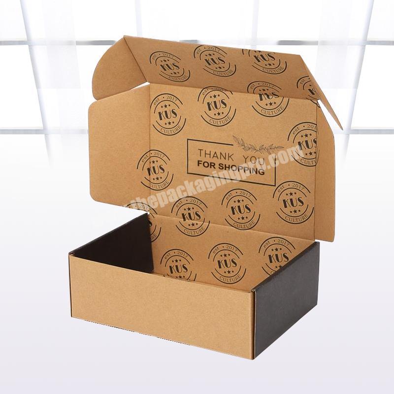 Custom kraft paper display packaging  box with pvc window