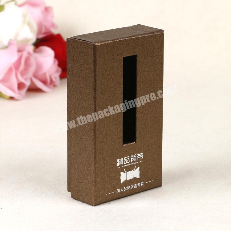 Custom kraft paper packaging gift box with clear pvc window