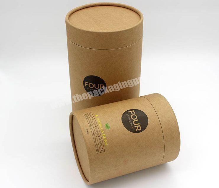 Custom  Kraft Paper  tube box cylinder box tea packaging