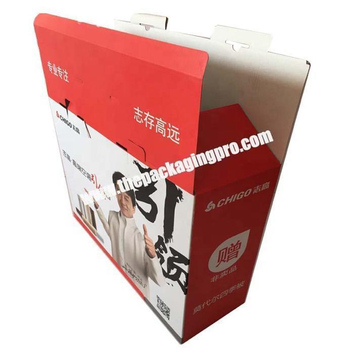 Custom large paper corrugated packaging boxes for pillow packing