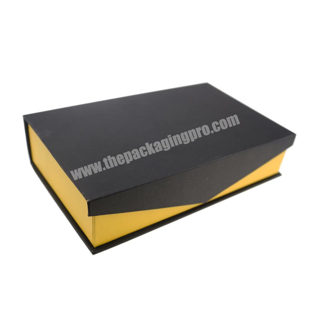 Custom large size magnetic closure cardboard gift box printed