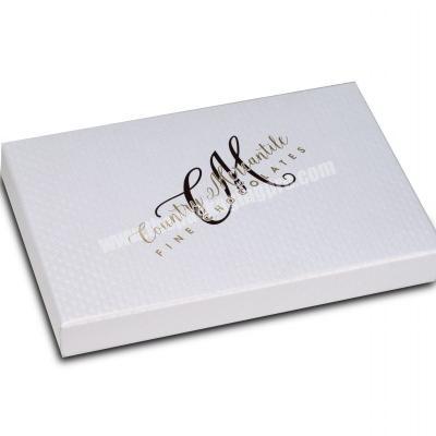 Custom lid and base box special pearl paper gift box with logo stamping