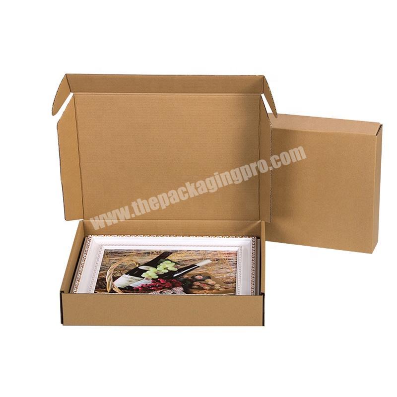 Custom Logo 2mm Thick Corrugated Shipping Box For Photo Frame & Picture Frame