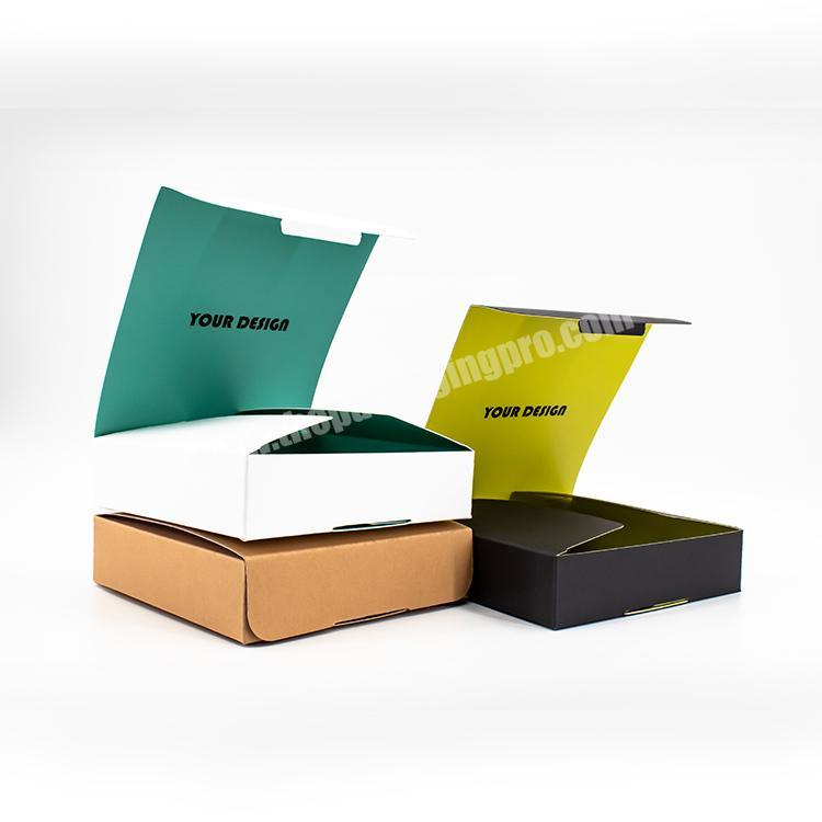 Custom Logo Amazon E Commerce Eco Friendly E-flute Cardboard Carton Recycled Corrugated Mailer Shipping box