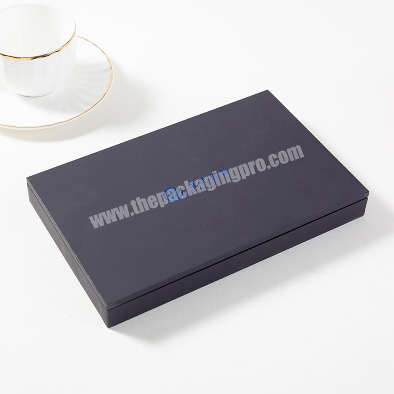 custom LOGO black  special paper  packaging paper box for boyfriends