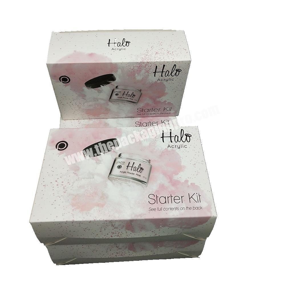 Custom Logo Body Cream Packaging Foldable Storage Box Display Box Carton for Korea Facial Mask
