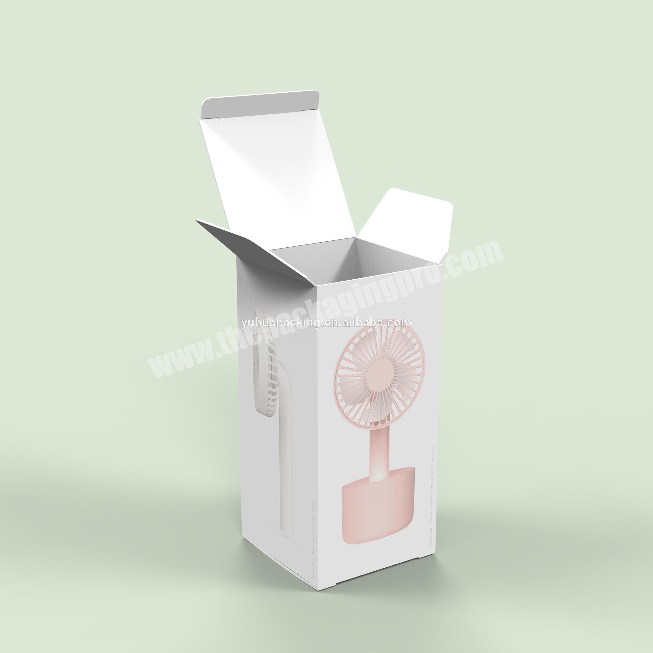 Custom logo cardboard paper packaging electronics appliance paper box with logo