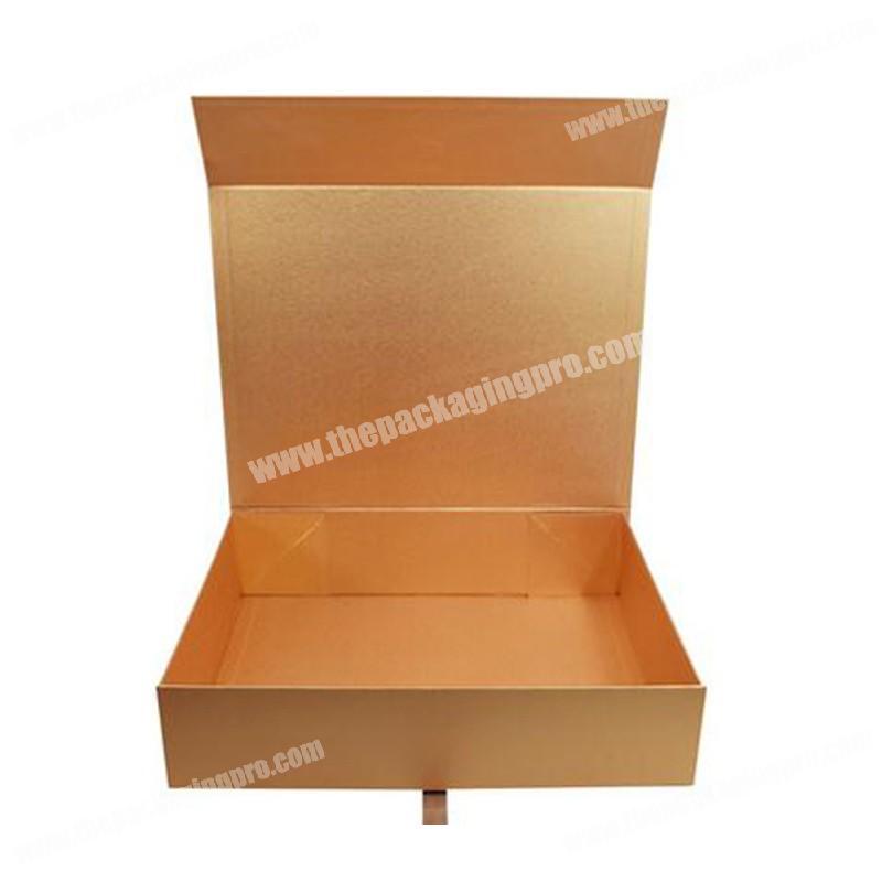 Custom logo cardboard paper shiny glitter folded packaging gift boxes