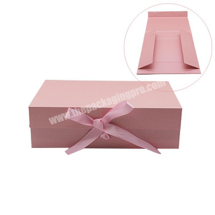 Custom Logo Clothing Gift Packaging Box Folding Magnetic Flip Top Box with Logo for Apparel Beauty Shoe Cosmetic