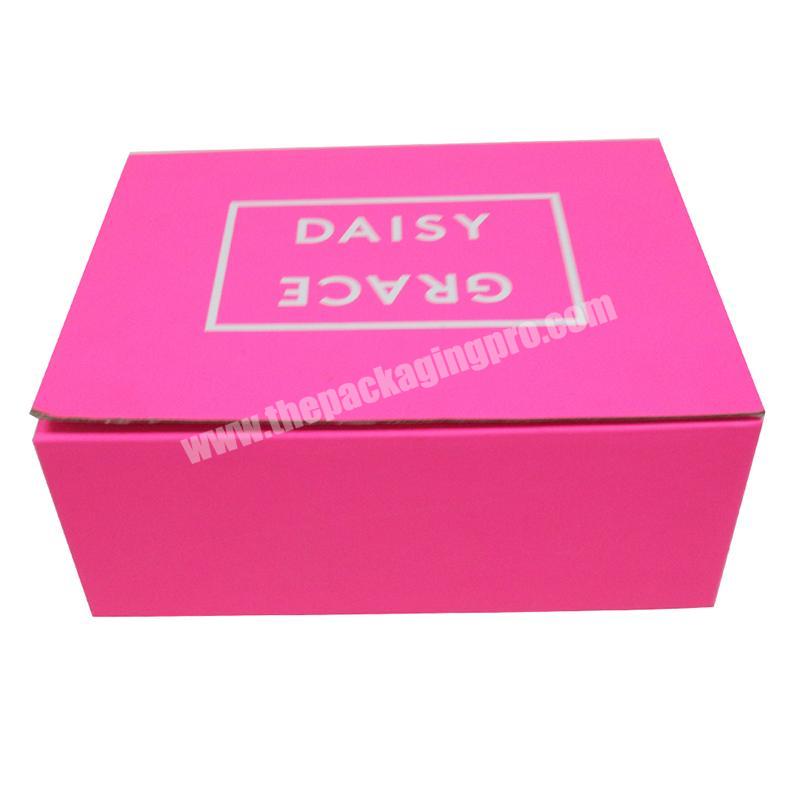 custom logo corrugated paper shipping boxes packaging mailer box sports shoes shipping box clothing