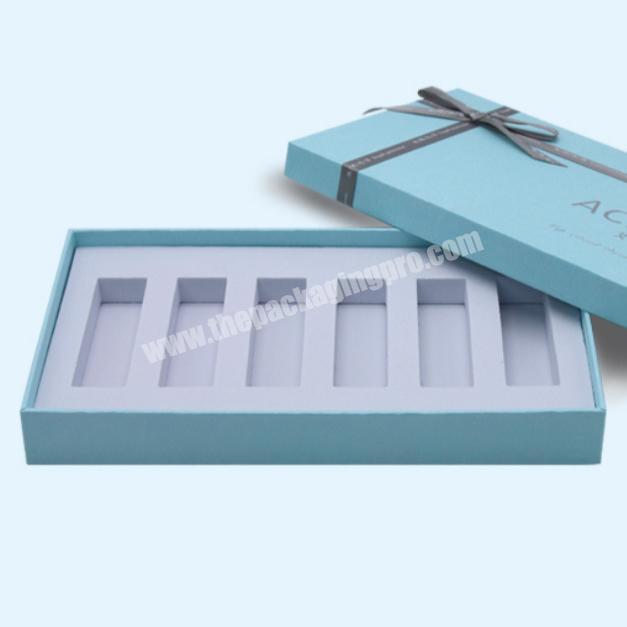 custom logo cosmetic lipgloss colorful packaging boxes design