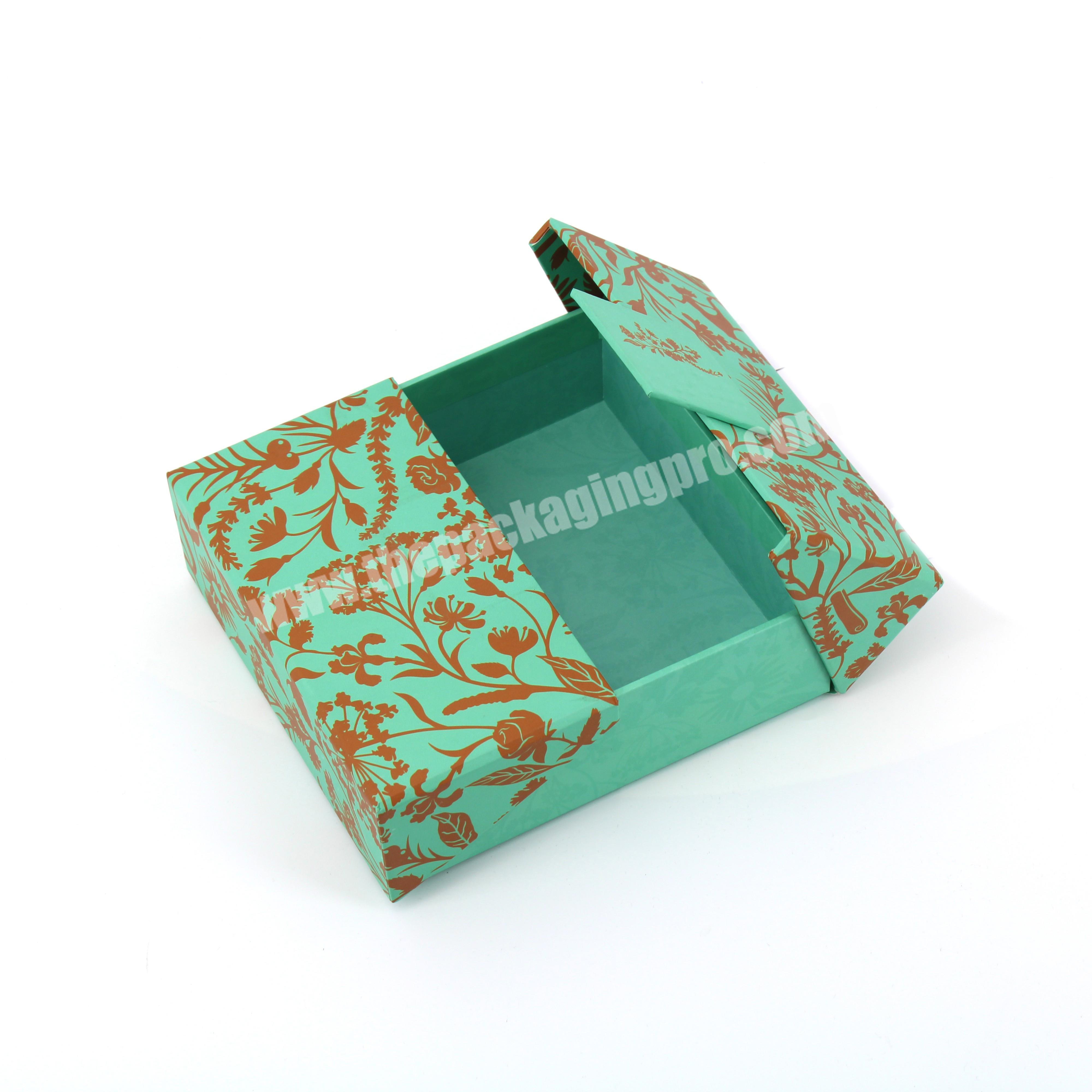 Custom logo double open wholesale factory price base luxury gift box