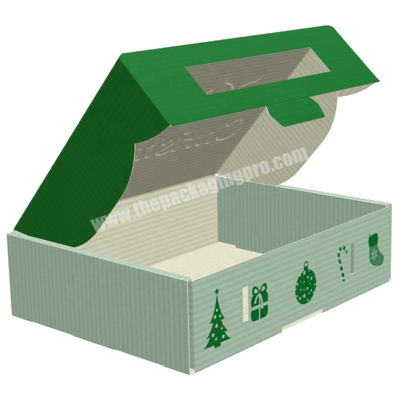 Custom Logo E-Commerce Eco-friendly E-flute Cardboard Shipping Mailer Box
