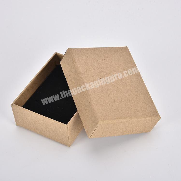custom logo eco paper rigid gift jewelry box packaging cheap wholesale