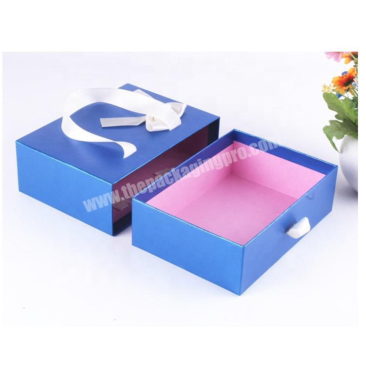 Custom Logo Extension Hair Packaging Drawer Box For Hair Products