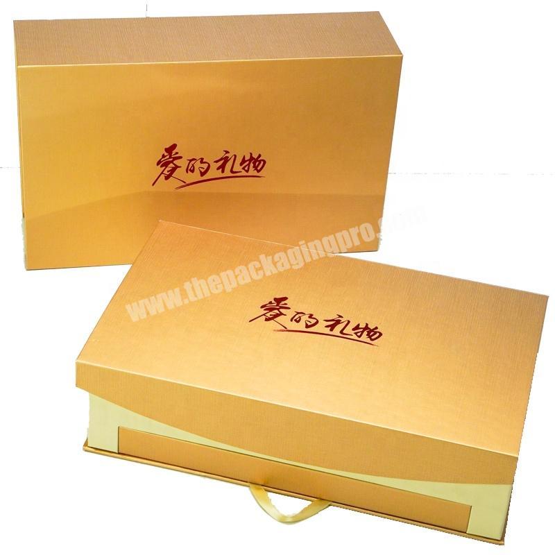 Custom Logo Factory Wholesale Gold Hot Stamping Color Printing Luxury Paper Box