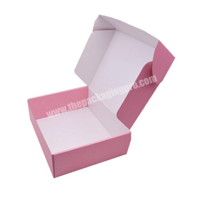 Custom Logo Foldable Corrugated Board Shipping Box Printed Mailer Box Apparel Gift Box for Costume Dress Pants Shoes Packaging